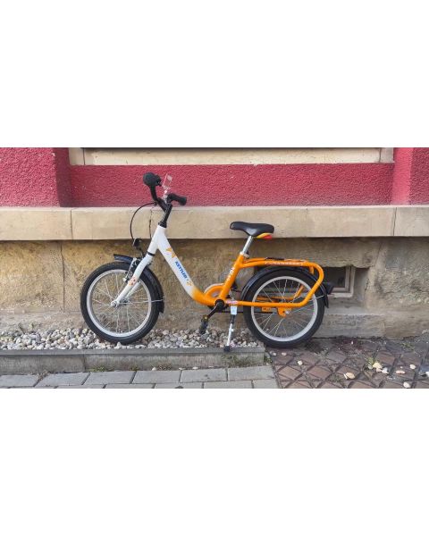 Kettler Kinderfahrrad gelb/weiß 16 Zoll *, Lichtanlage Batterie, Singlespeed, V Brake
