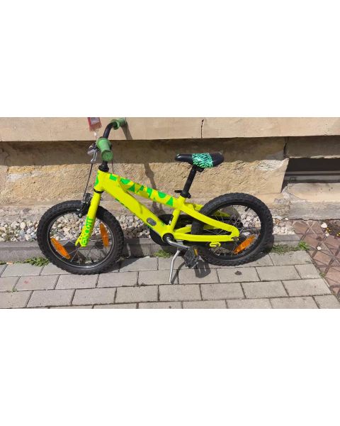 Scott Voltage Kinder Fahrrad JR16 16 Zoll 16" Gelb Grün Mountainbike *16 Zoll, Lichtanlage Batterie, Singlespeed, Rücktritt