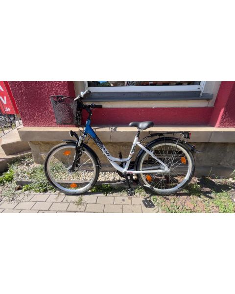 Kalkhoff All Round 26",Nabendynamo, gefederte Sattelstütze, Tektro V-Brake, *26 Zoll, Lichtanlage Nabendynamo, Nexus Nabe, V Brake