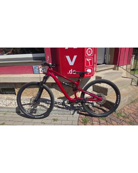 Cannondale Habit 4 MTB Fully   RockShox Deluxe Select, DebonAir, adjustable rebound RockShox Recon  *Größe L, 29 Zoll, bonbonrot, Shimano M6100 Deore