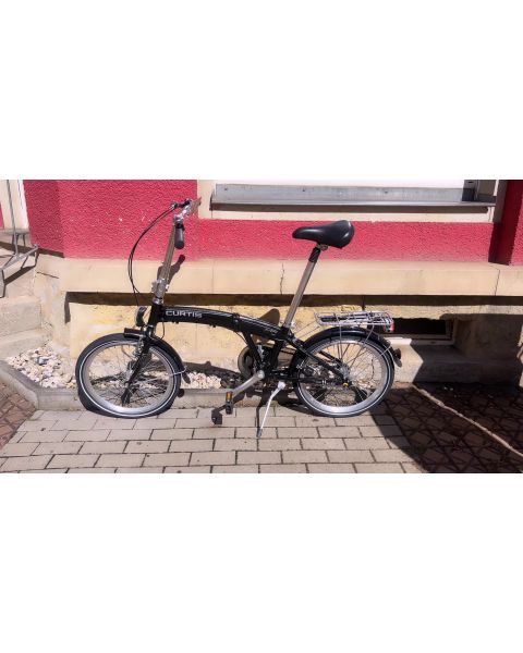 Curtis Klapprad mit Transporttasche *20 Zoll, Lichtanlage Dynamo, Nexus Nabe, V Brake